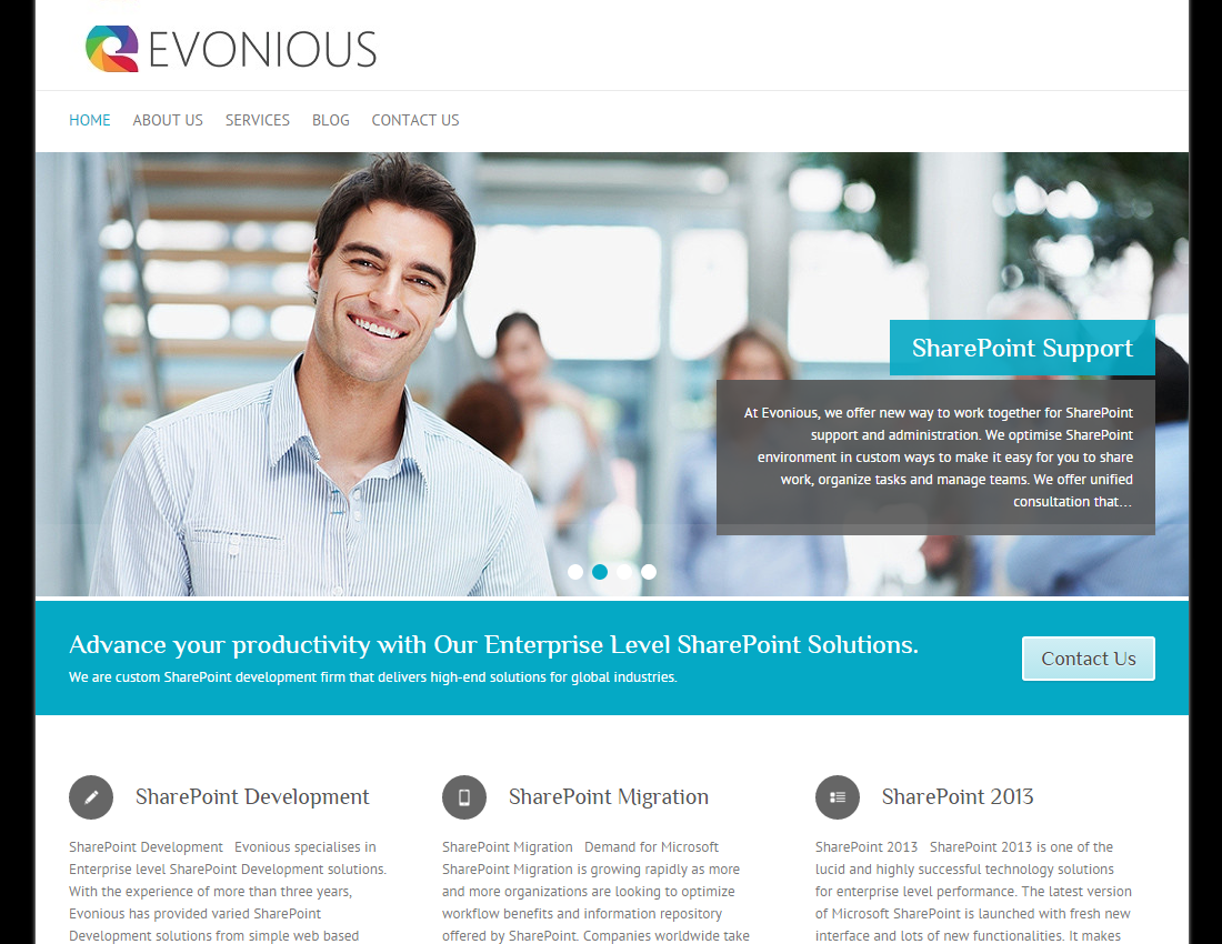 Evonious Website